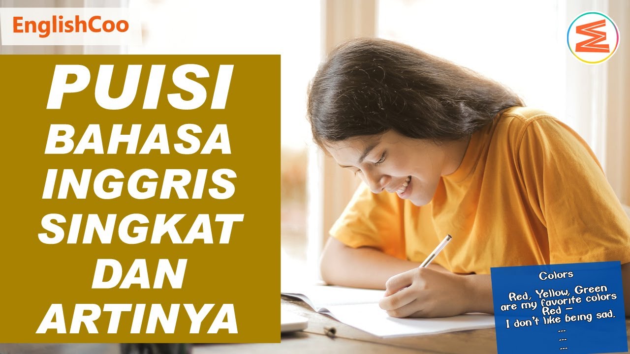 Detail Puisi Bahasa Inggris Tentang Pendidikan Nomer 33