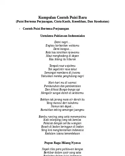 Detail Puisi Bahasa Jawa Tentang Pahlawan Nomer 12