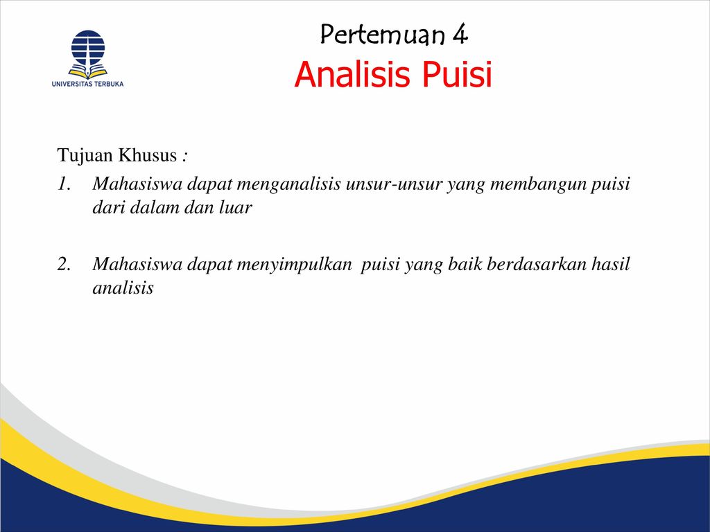 Detail Puisi Beserta Analisisnya Nomer 31