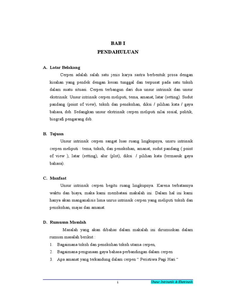 Detail Puisi Beserta Unsur Intrinsiknya Nomer 39