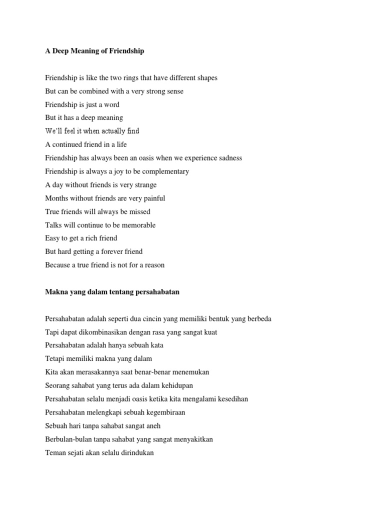 Detail Puisi Dalam Bahasa Inggris Nomer 29