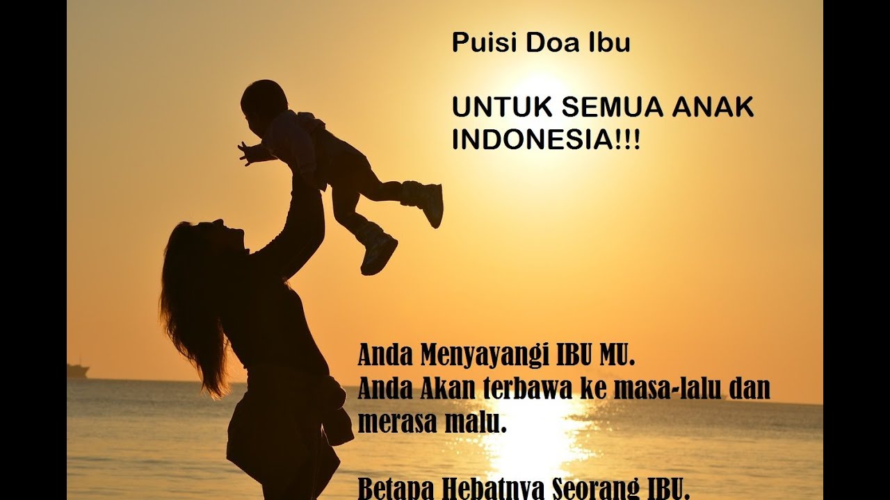 Puisi Doa Ibu Untuk Anak - KibrisPDR