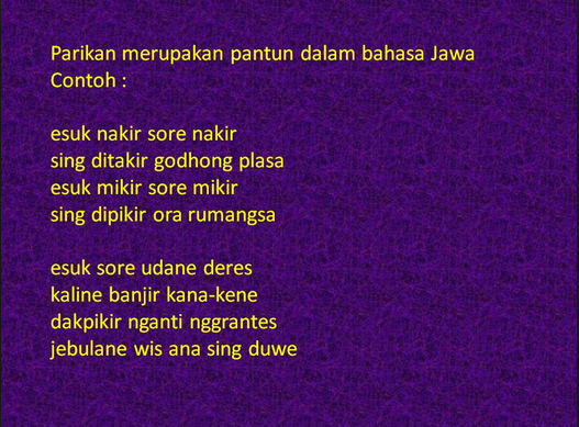 Detail Puisi Geguritan Bahasa Jawa Nomer 28