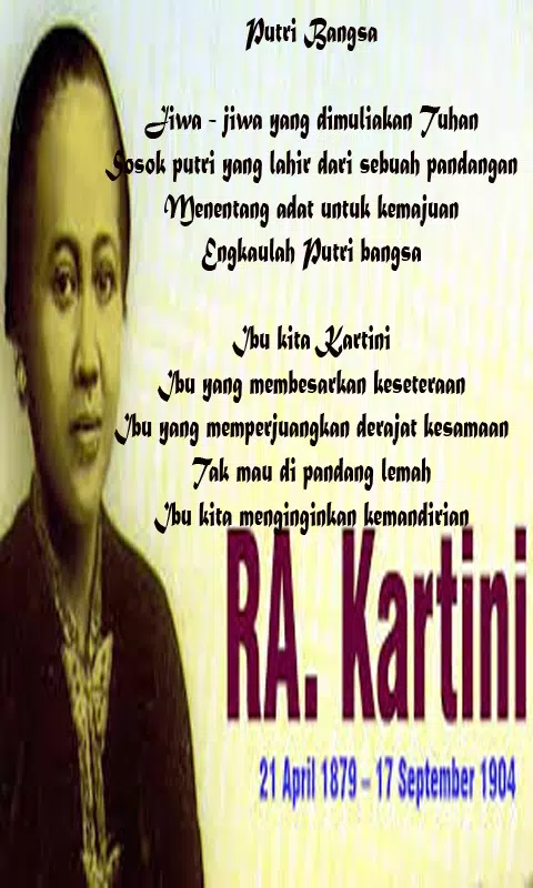 Detail Puisi Ibu Kartini Nomer 11