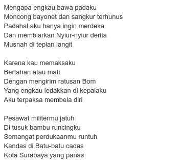 Detail Puisi Ibu Kartini 3 Bait Nomer 29