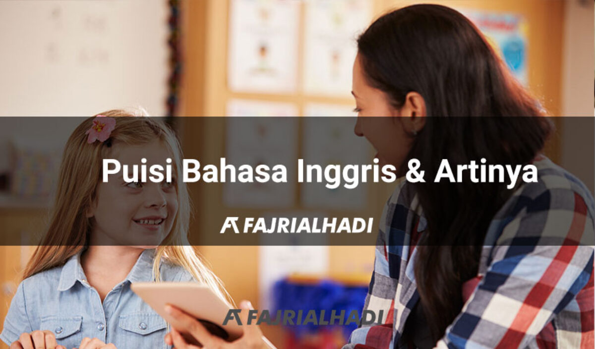 Detail Puisi Kehidupan Bahasa Inggris Nomer 40