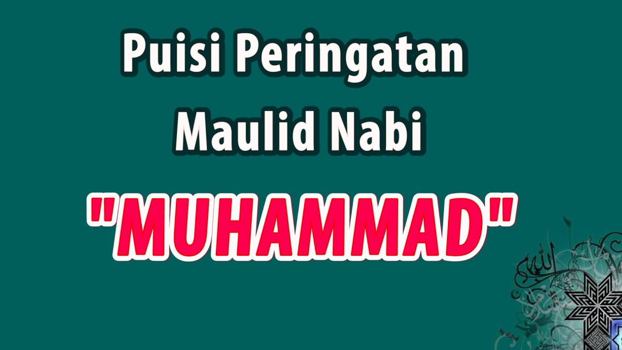 Detail Puisi Nabi Muhammad Untuk Anak Anak Nomer 23