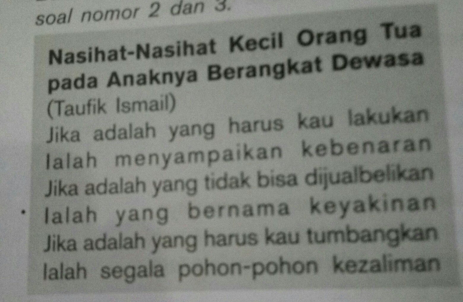 Detail Puisi Nasehat Untuk Anak Nomer 50