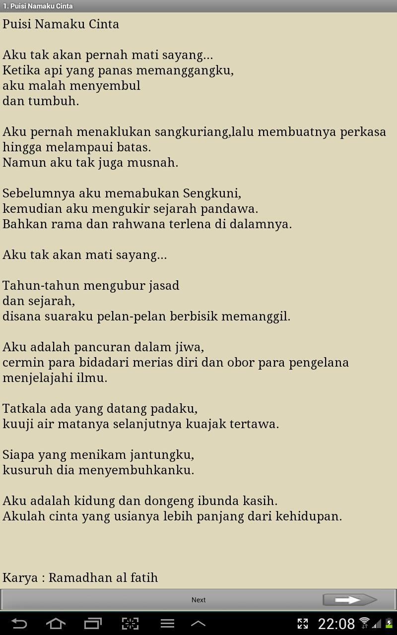 Detail Puisi Panjang Tentang Kehidupan Nomer 11