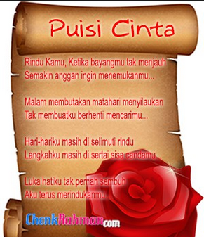 Detail Puisi Rindu Romantis Untuk Kekasih Nomer 20