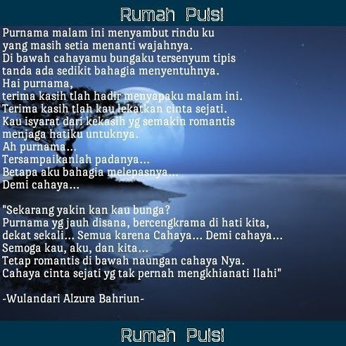 Detail Puisi Rindu Romantis Untuk Kekasih Nomer 36