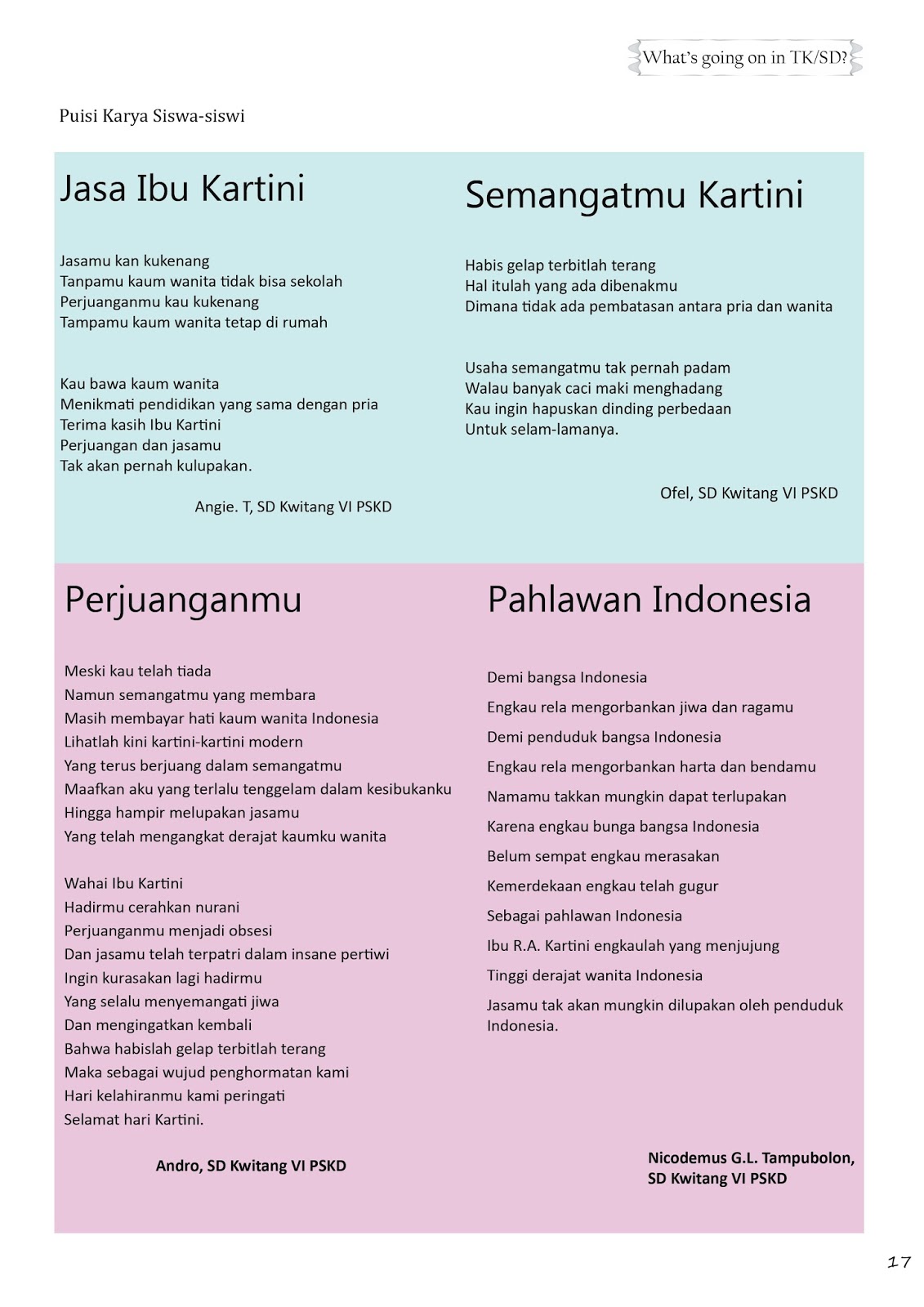 Puisi Tentang Ibu Kartini Untuk Anak Sd - 47+ Koleksi Gambar