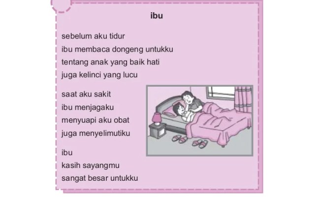 Detail Puisi Tentang Ibu Untuk Anak Sd Nomer 9