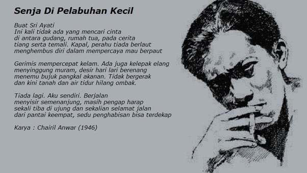 Detail Puisi Tentang Kartini Karya Chairil Anwar Nomer 24