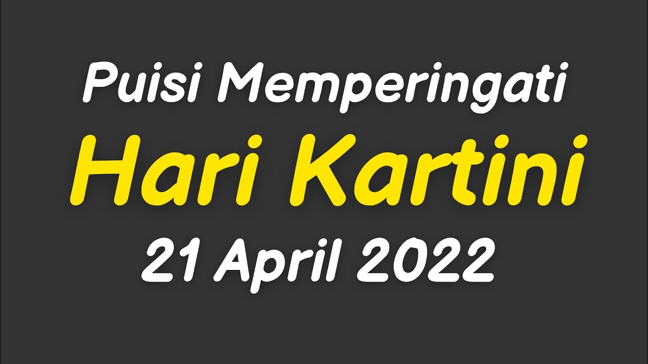 Detail Puisi Tentang Kartini Karya Chairil Anwar Nomer 30