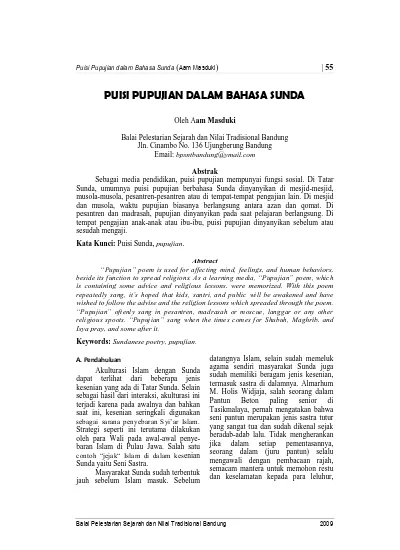Detail Puisi Tentang Keindahan Alam Bahasa Sunda Nomer 17