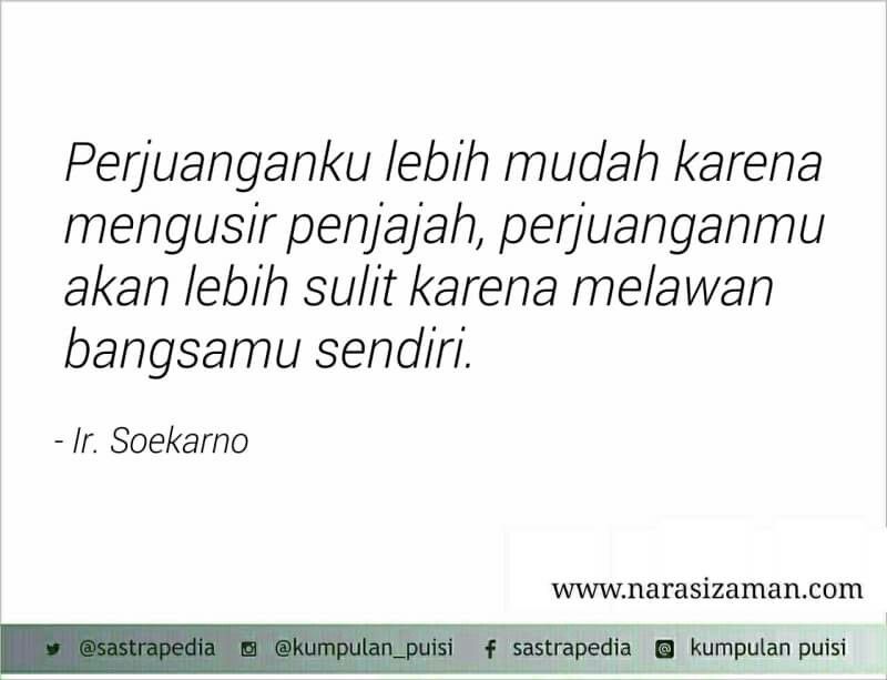 Detail Puisi Tentang Sukarno Nomer 5