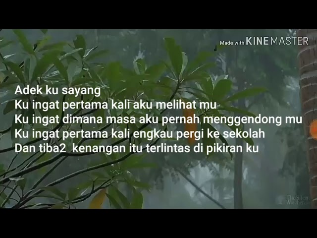 Puisi Untuk Adik Perempuan - KibrisPDR