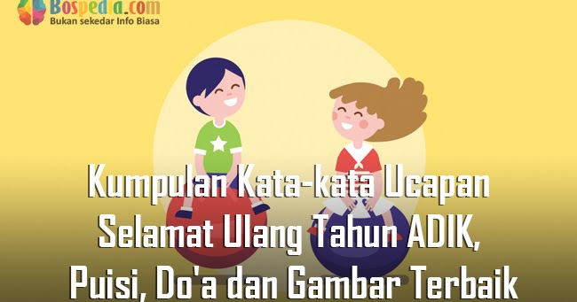 Detail Puisi Untuk Adik Perempuan Nomer 7