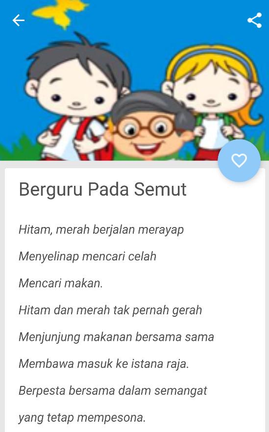 Detail Puisi Untuk Anak Sd Nomer 33