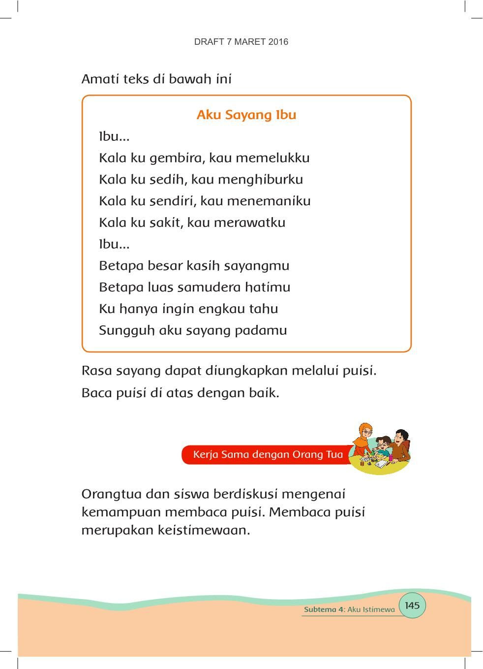 Detail Puisi Untuk Anak Sd Kelas 4 Nomer 54