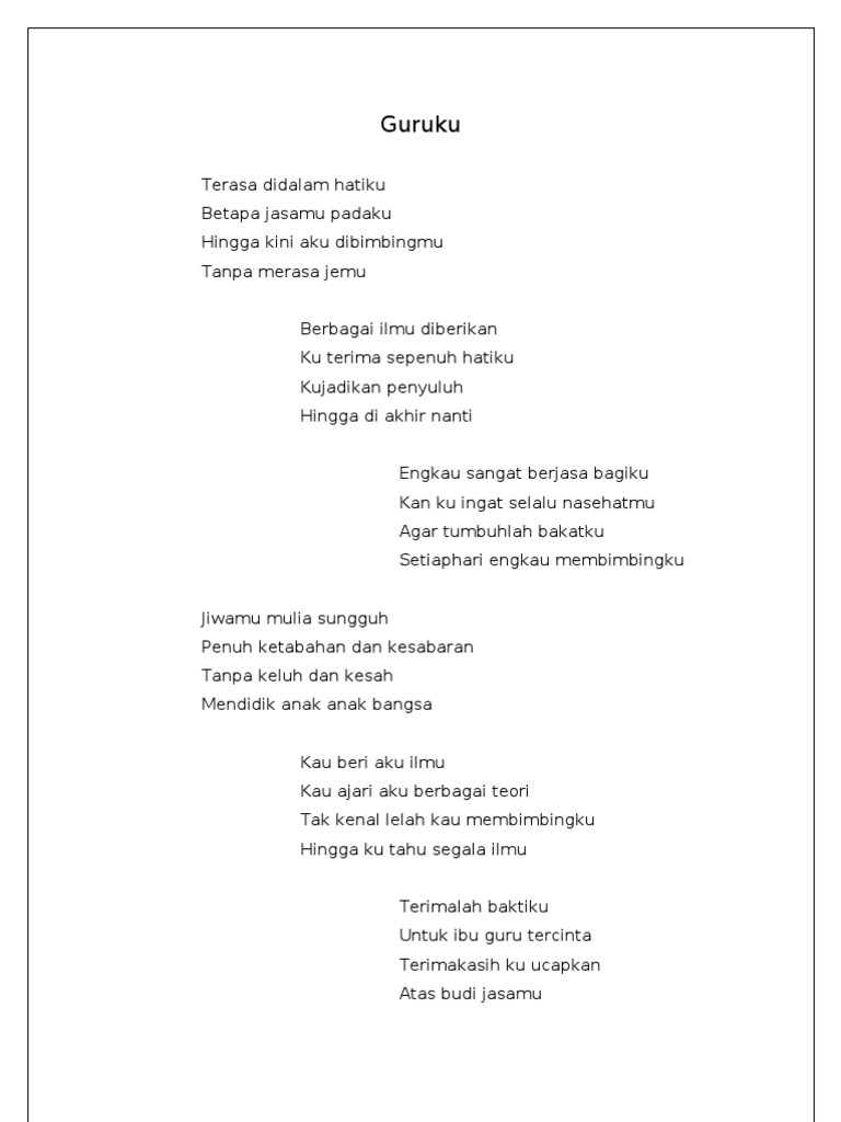 Detail Puisi Untuk Guru Ngaji Nomer 39
