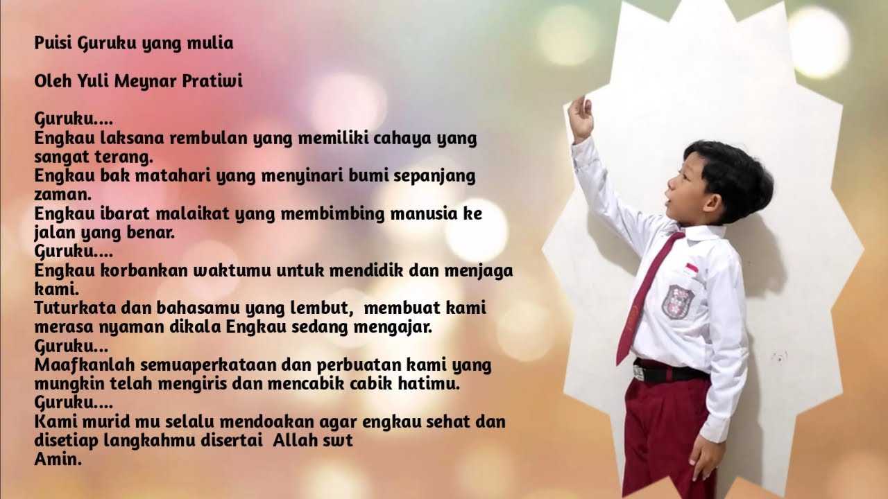 Detail Puisi Untuk Guru Sd Nomer 18