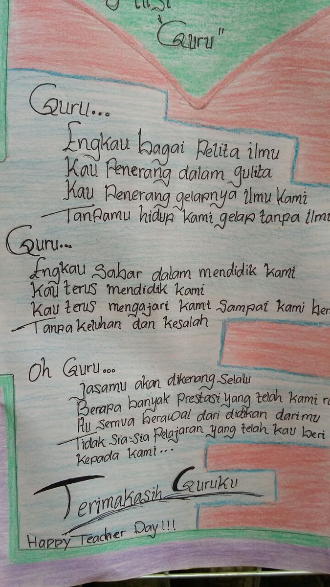 Detail Puisi Untuk Guru Sd Nomer 19