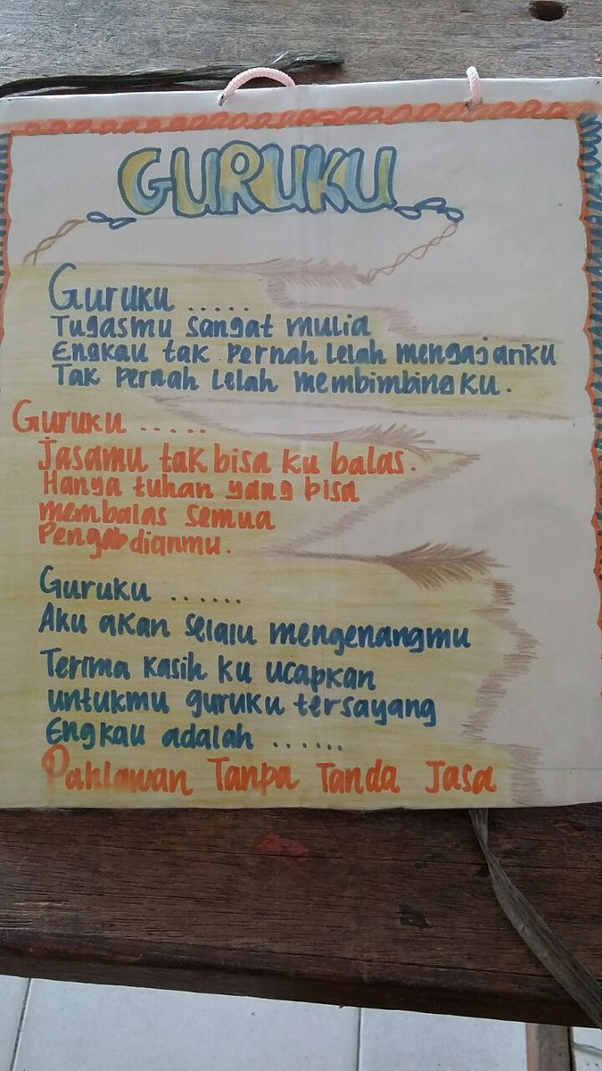 Detail Puisi Untuk Guru Sd Nomer 43
