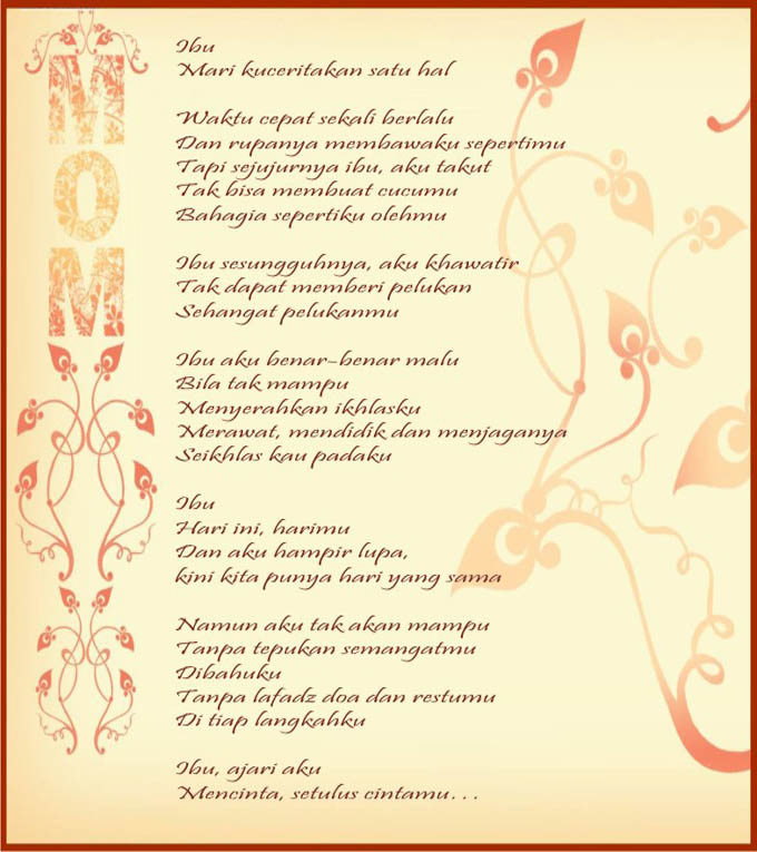 Detail Puisi Untuk Orang Tua Saat Pernikahan Nomer 2