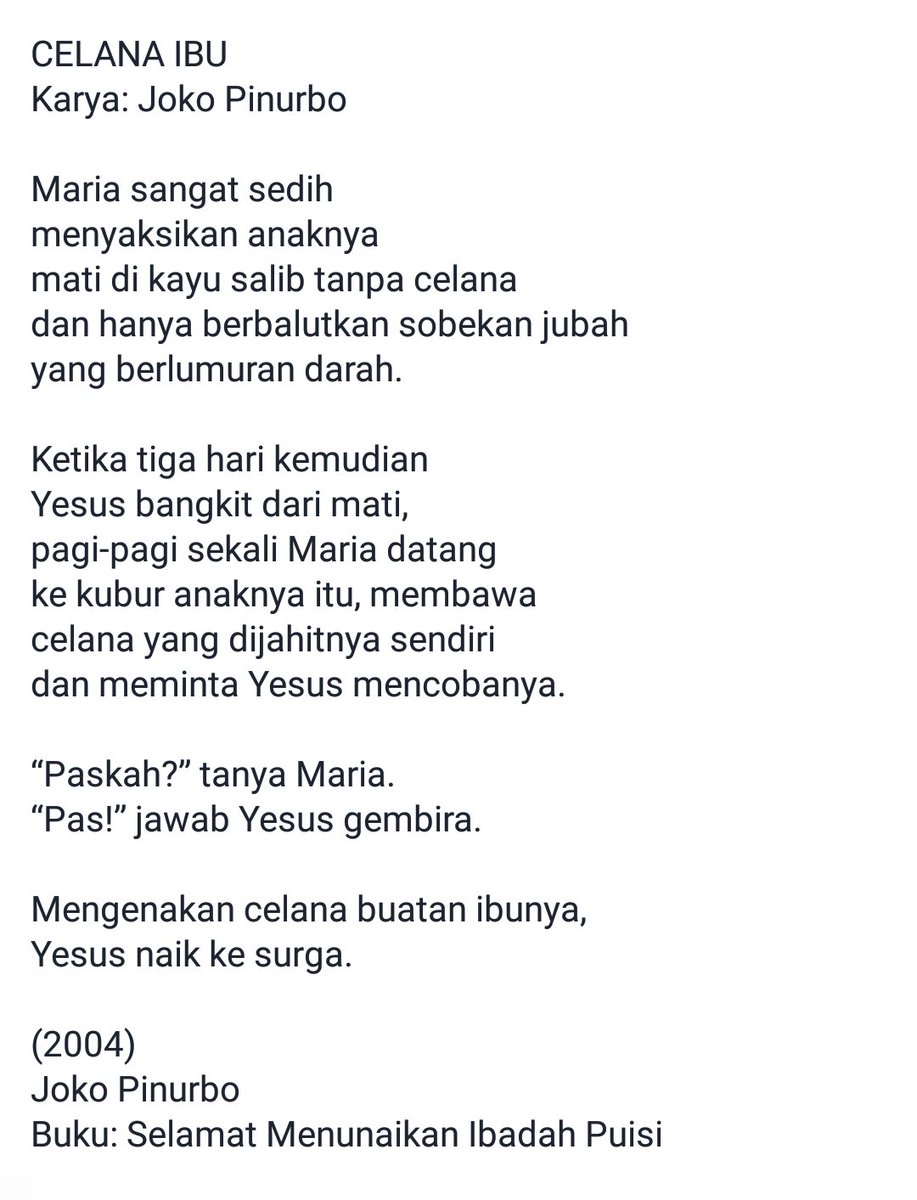 Detail Puisi Untuk Tuhan Yesus Nomer 14