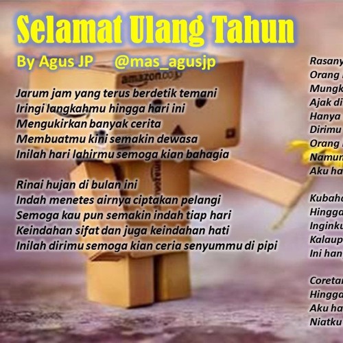 Detail Puisi Untuk Ulang Tahun Nomer 4