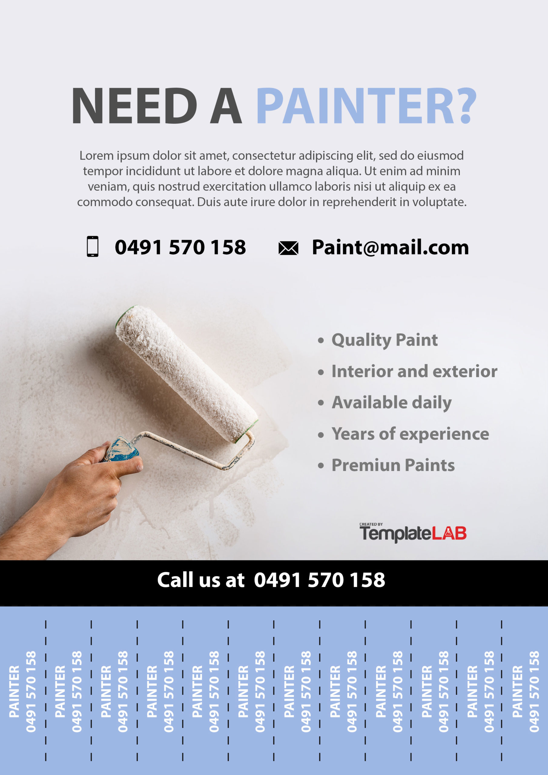 Detail Pull Tab Flyer Template Nomer 43
