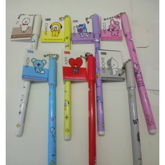 Detail Pulpen Bt21 Buku Nomer 13