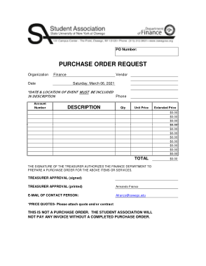 Detail Purchase Order Request Template Nomer 28