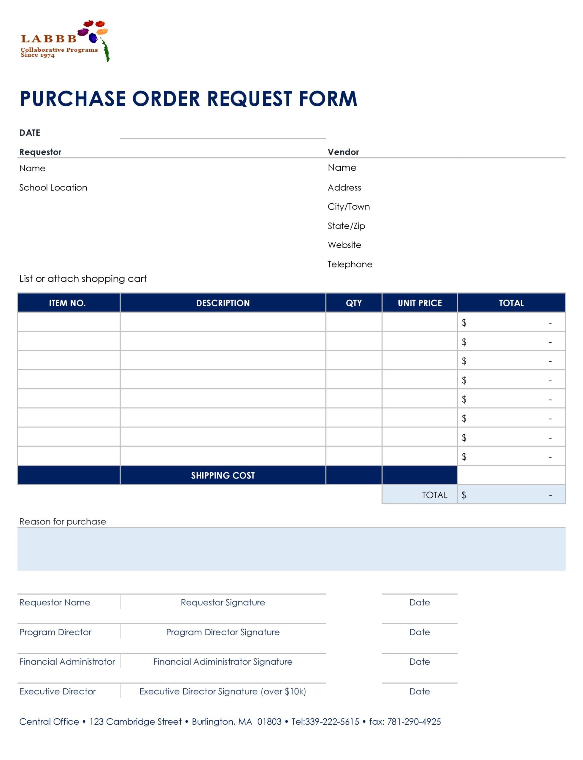 Detail Purchase Order Template Nomer 29