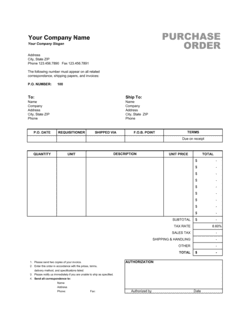 Detail Purchase Order Template Excel Nomer 30