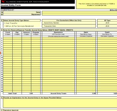 Detail Purchases Journal Template Excel Nomer 18