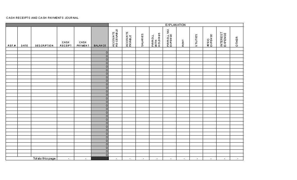 Detail Purchases Journal Template Excel Nomer 19