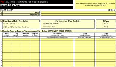Detail Purchases Journal Template Excel Nomer 4