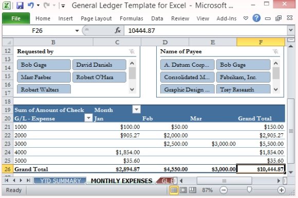 Detail Purchases Journal Template Excel Nomer 37