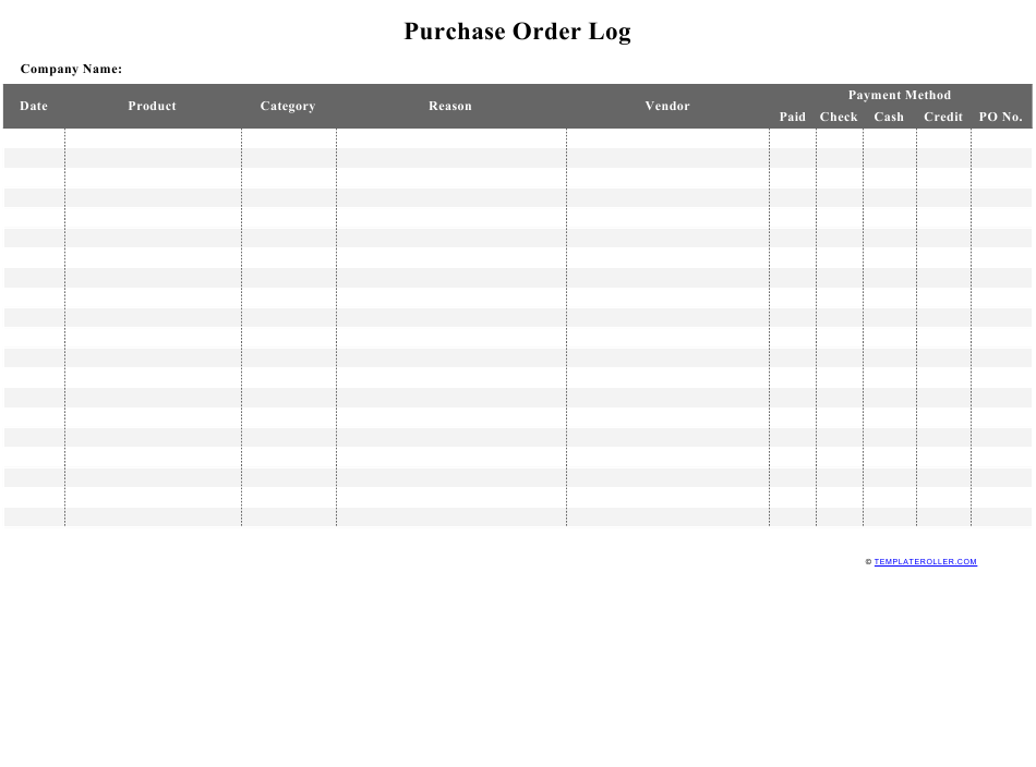 Detail Purchases Journal Template Excel Nomer 39