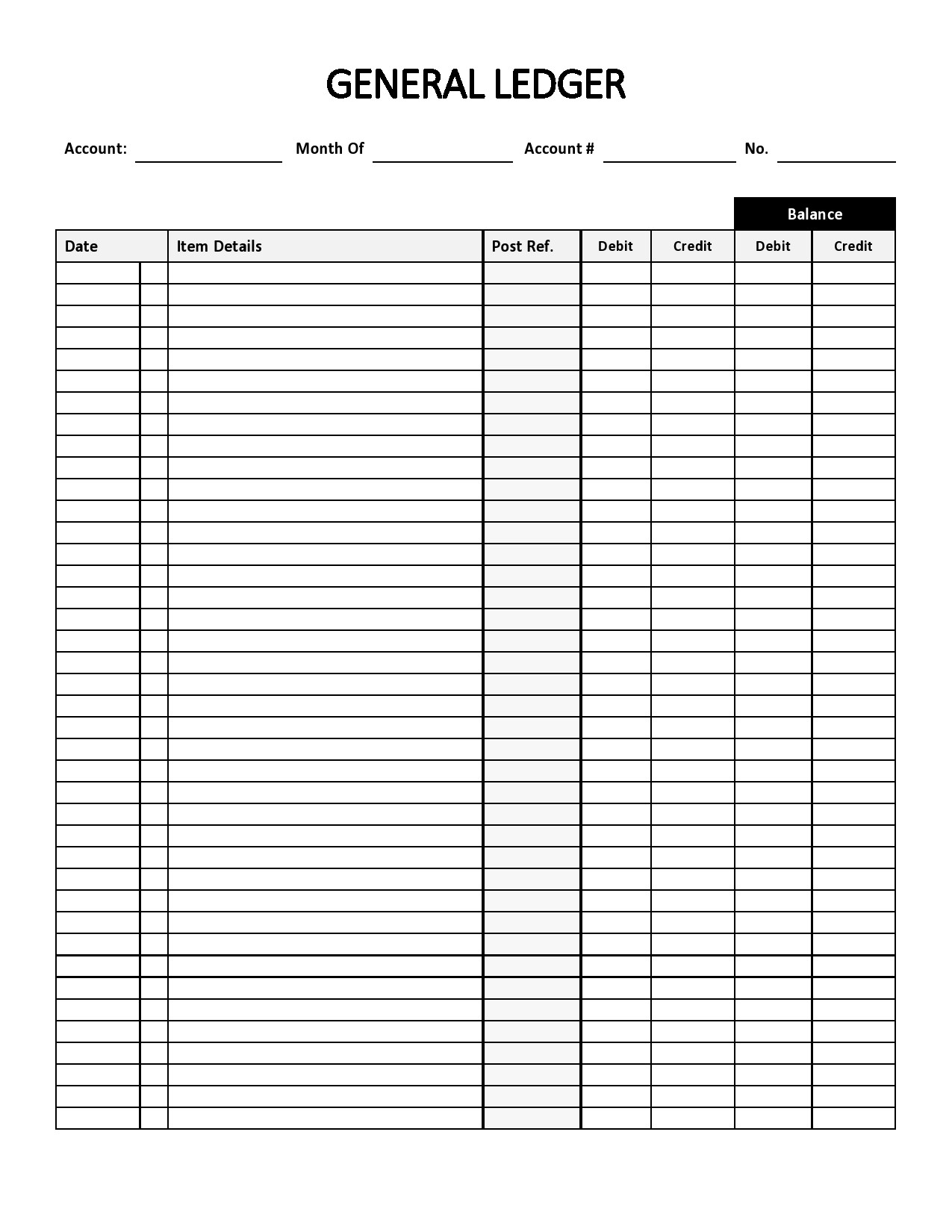 Detail Purchases Journal Template Excel Nomer 47