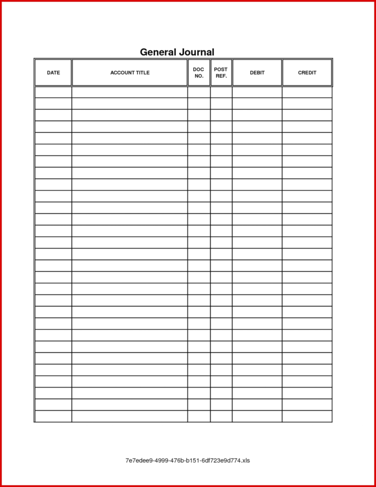Detail Purchases Journal Template Excel Nomer 8
