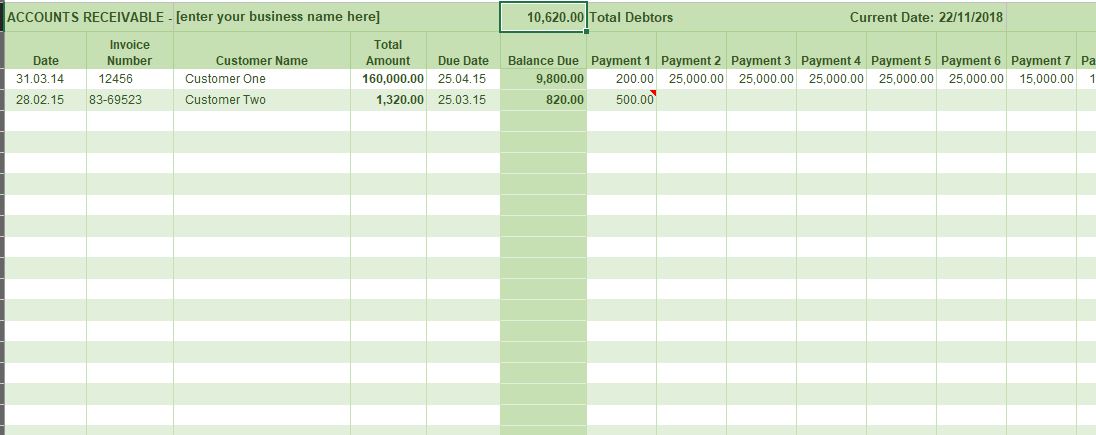 Detail Purchases Journal Template Excel Nomer 10