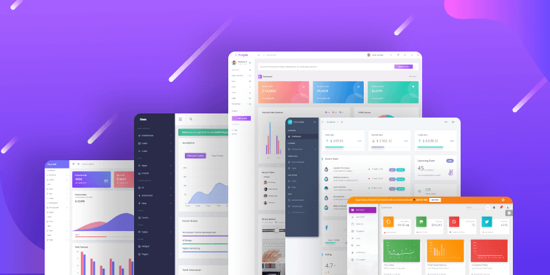 Detail Purple Admin Template Nomer 29