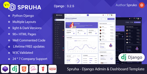 Detail Purple Admin Template Nomer 42