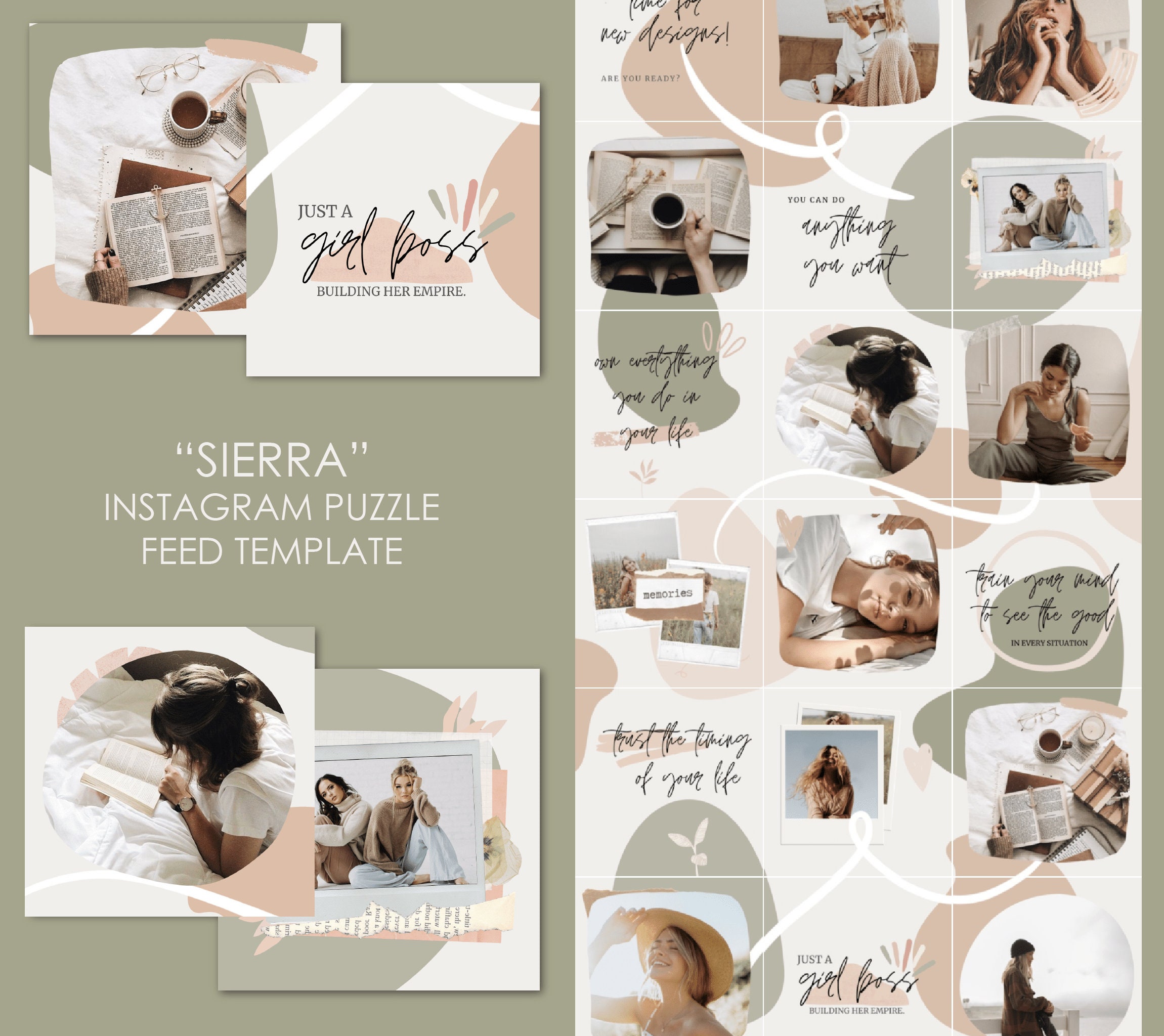 Puzzle Feed Instagram Template - KibrisPDR