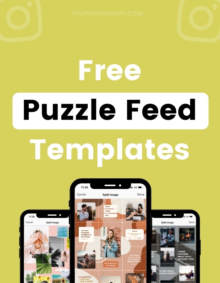 Detail Puzzle Feed Instagram Template Nomer 2