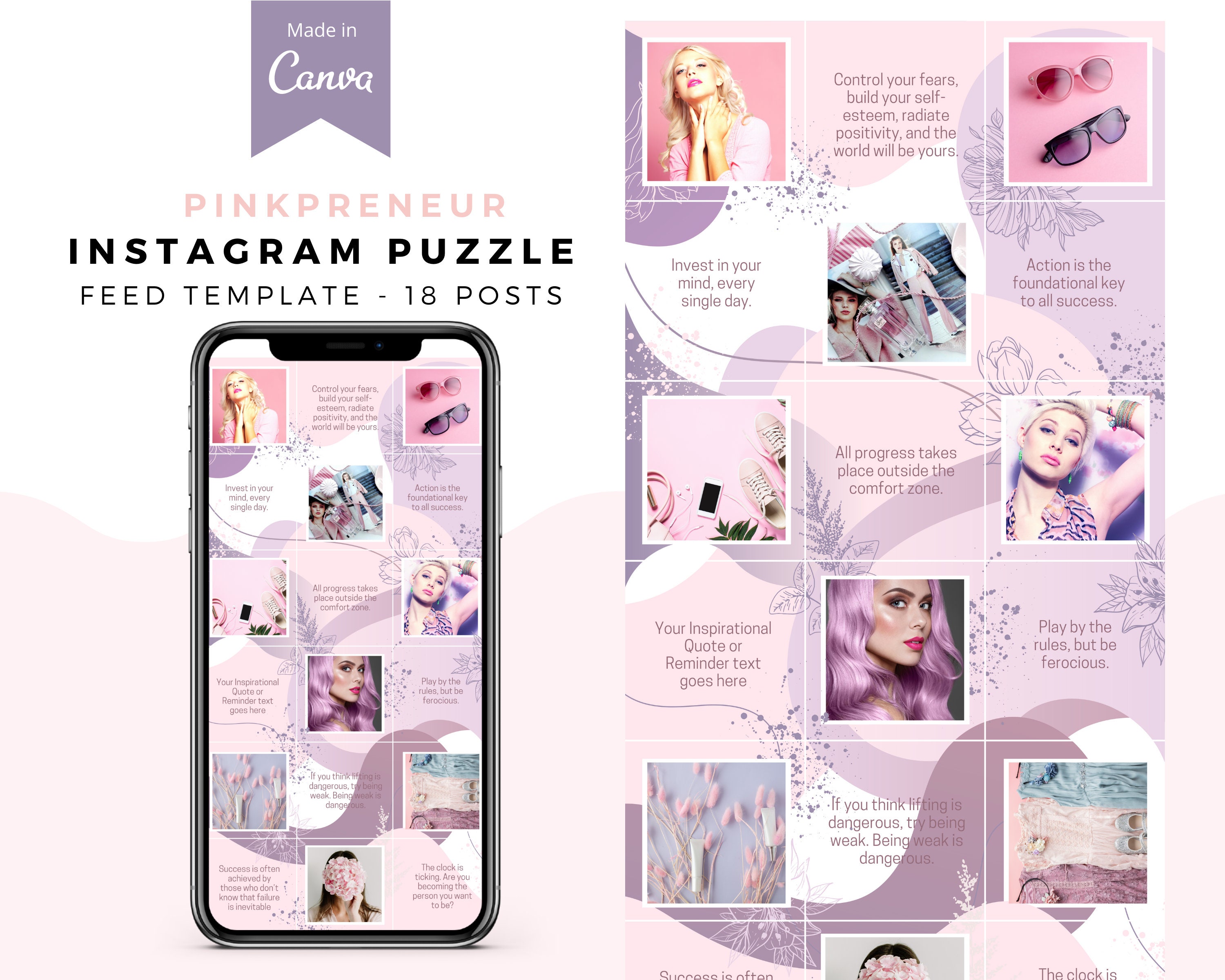 Detail Puzzle Feed Instagram Template Nomer 23